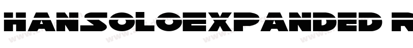 HanSoloExpanded Regu字体转换